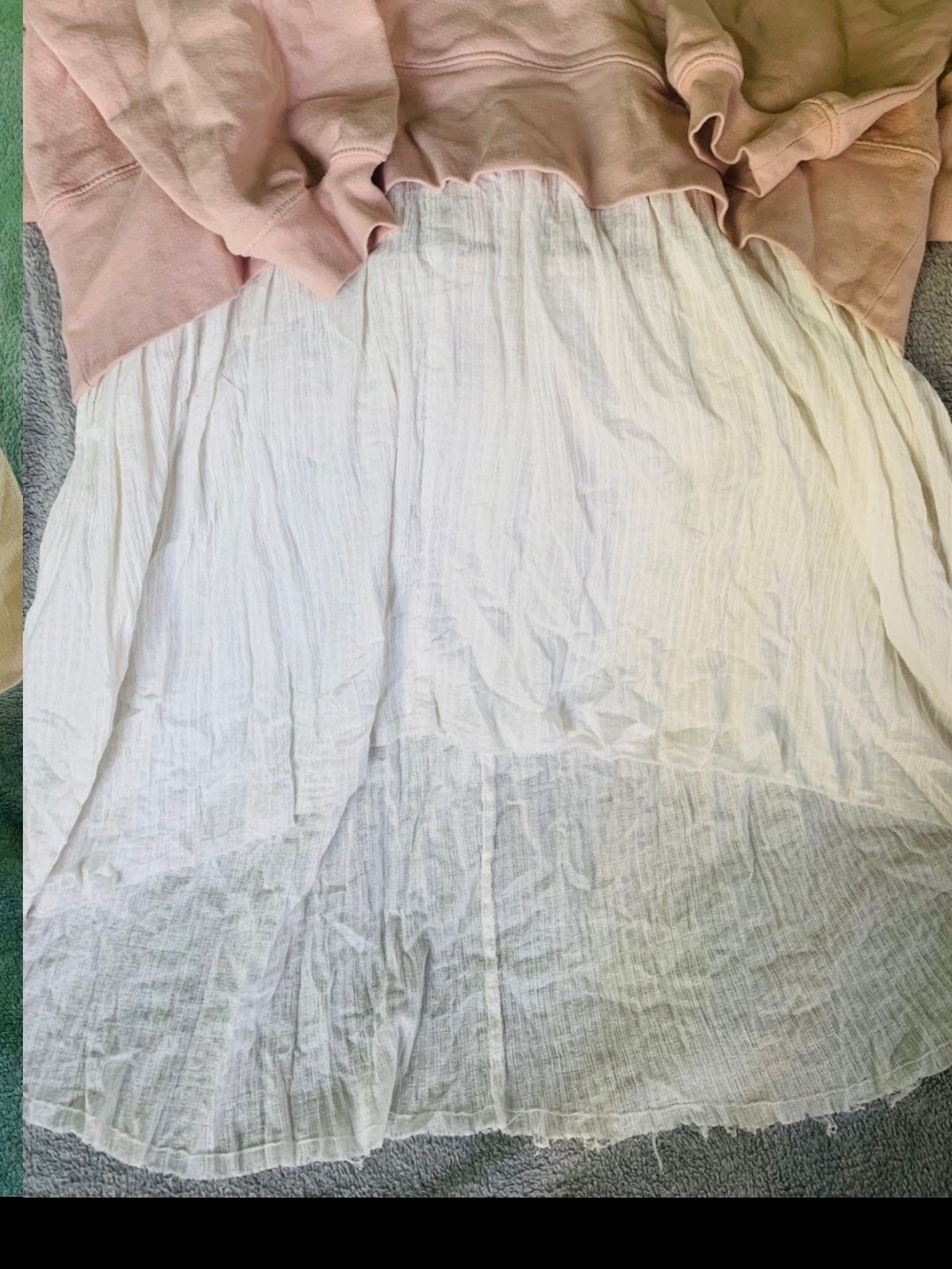 Free People Blush Pink Oversized Hoodie Sweatshirt - Picture 6 of 7